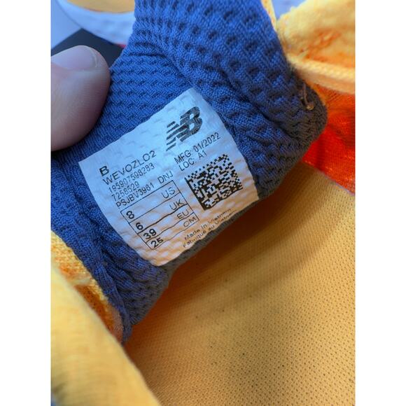 New Balance Fresh Foam Evoz v2 Women's Size 8B Orange Running Shoes WEVOZLO2 - Picture 9 of 11